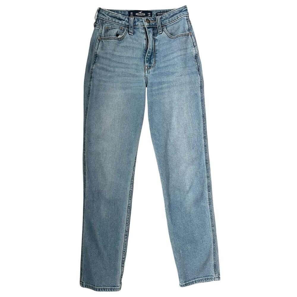 Hollister Ultra High Rise Mom Jean Vintage Stretch Denim Stretch Casual 24x25 0S